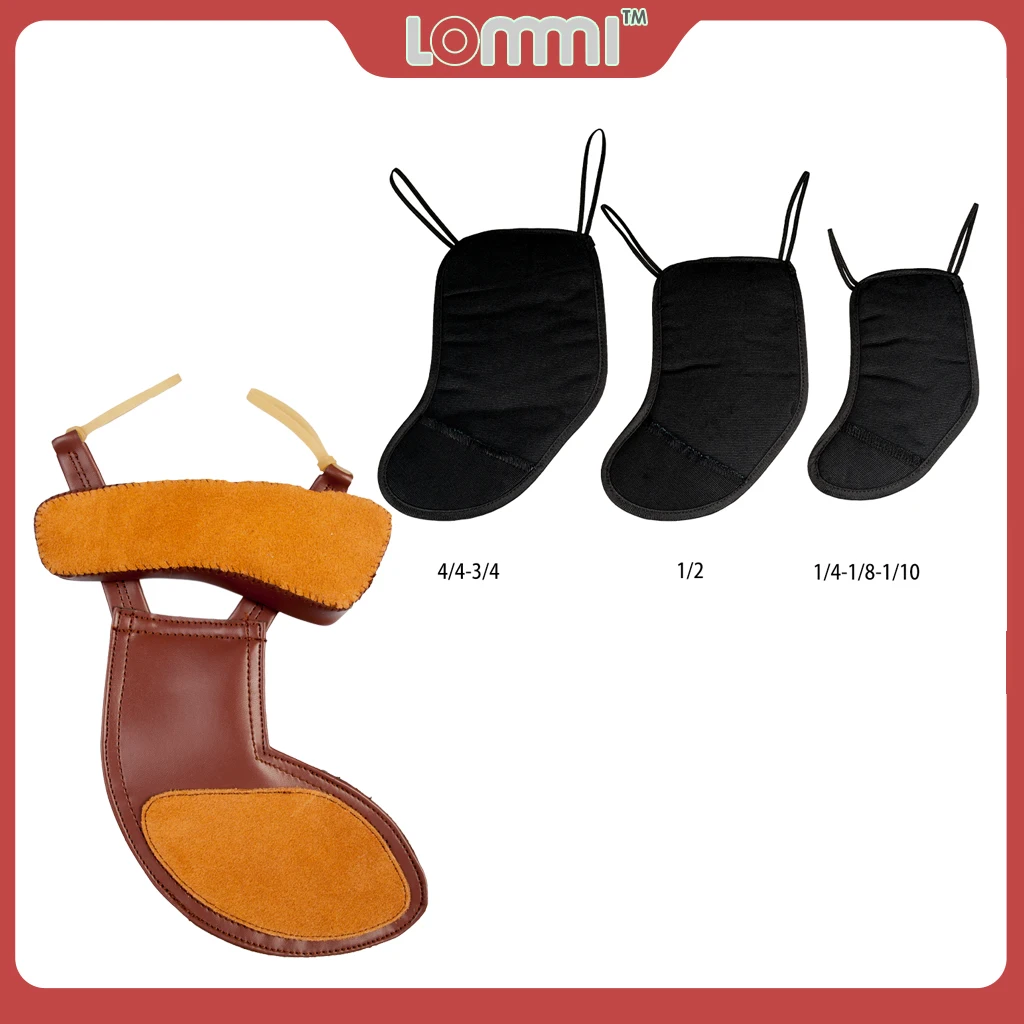 

LOMMI 3/4 4/4 Violin Chin Rest Pad Cover Protector Soft Cotton 1/10 1/8 1/4 1/2 Fiddle Chin Shoulder Violin Strings Accessories