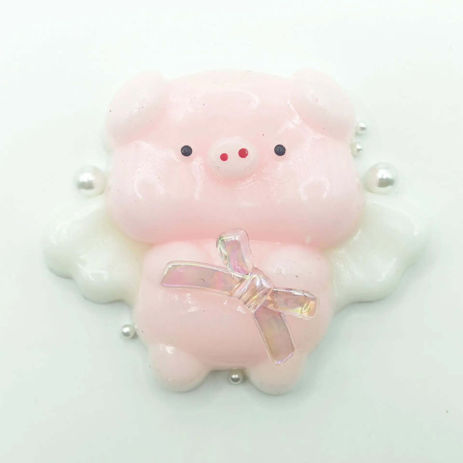 Kawaii Plush Bunny Angel Sheep Pig Curly Dog Ooze Feeling Relief Stress Squeeze Irritability Fingertip Toys Kids  Squishy Gifts