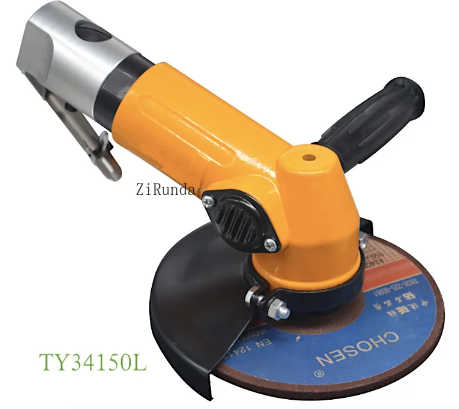 Angle grinder for petrochemical repair of cast iron, steel, stainless steel, aluminum, composites, etc