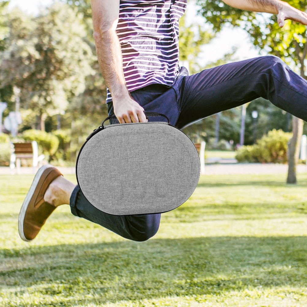 

Жесткая сумка для переноски, портативная сумка для хранения, противоударная дорожная сумка для хранения с защитой от царапин и сетчатой сумкой для гарнитуры Meta Quest 3