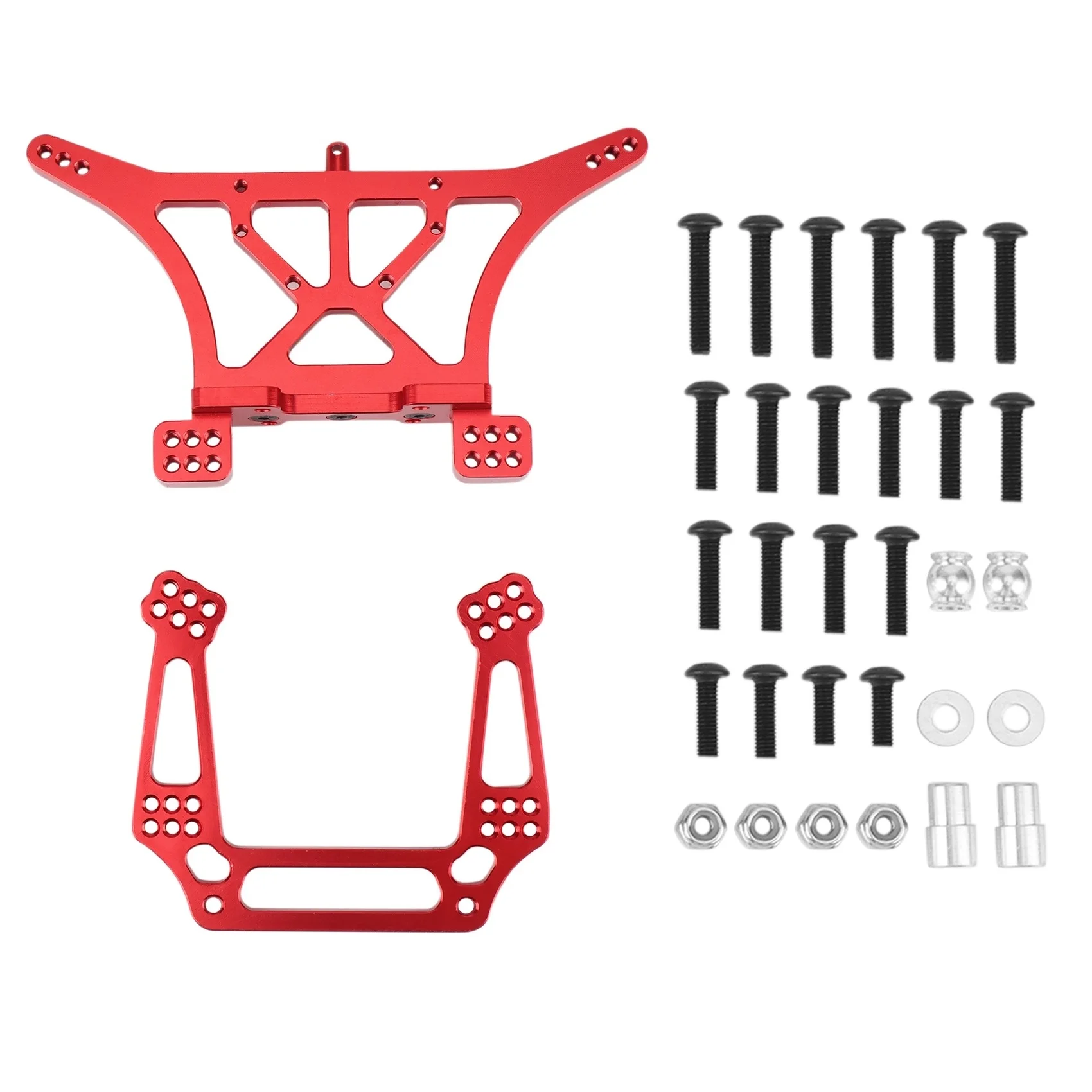 Metal Front and Rear Shock Tower 3638 3639 for 1/10 Traxxas Slash Rustler Bandit Stampede 2WD VXL F-150 Raptor Upgrades Parts