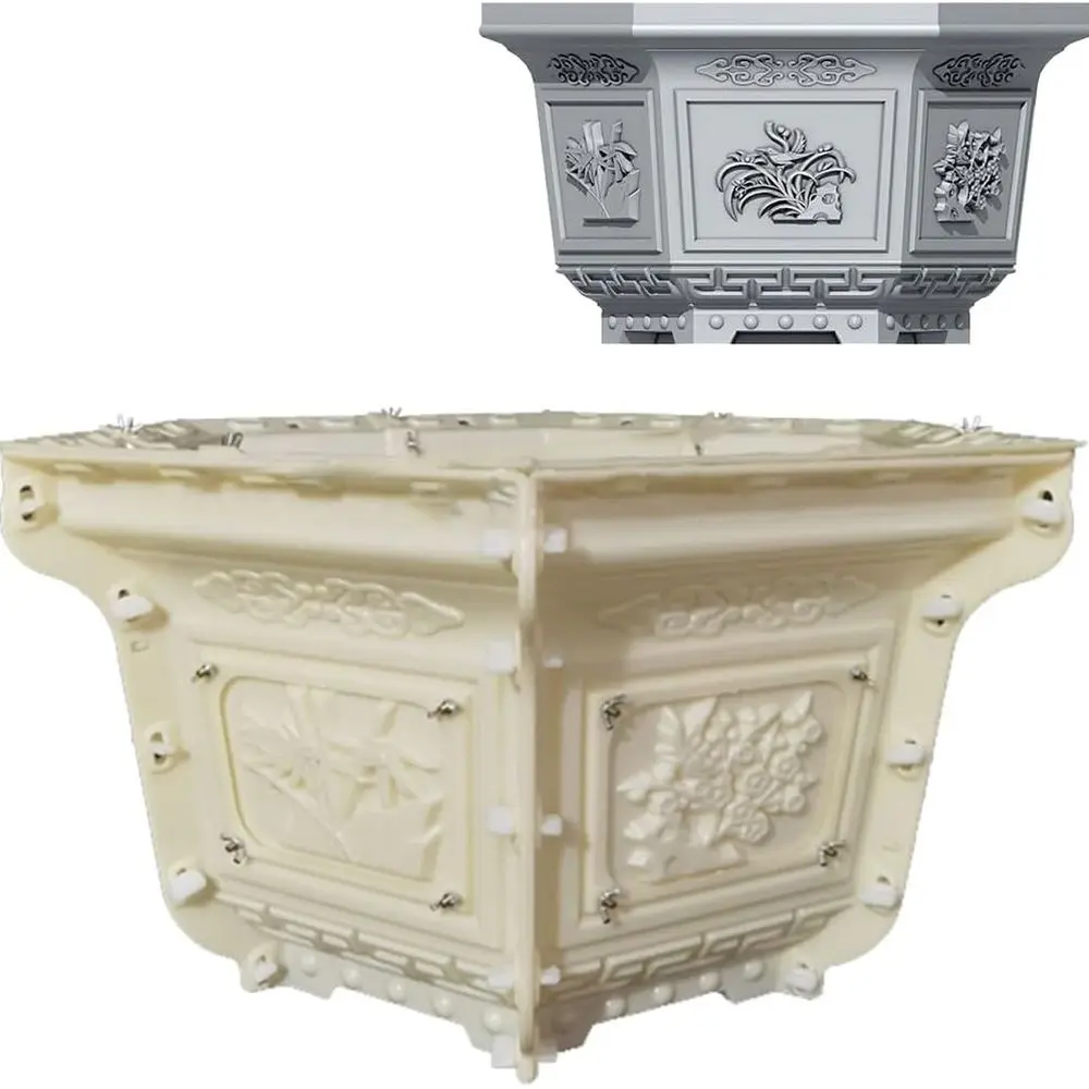 

Reusable ABS Plastic Succulent Planter Mold, 21.3 Green Outdoor Garden Decor