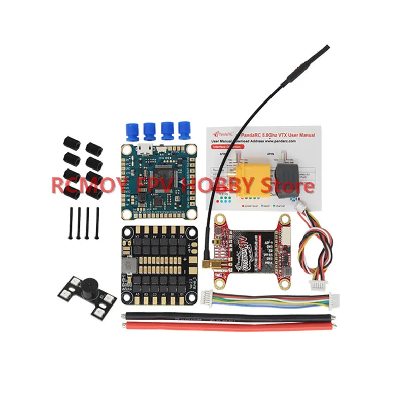 Betaflight  F4 V3S PLUS Flight Controller Board Built-in Barometer OSD TF Slot 30A 4IN1 ESC For FPV Quadcopter + GPS