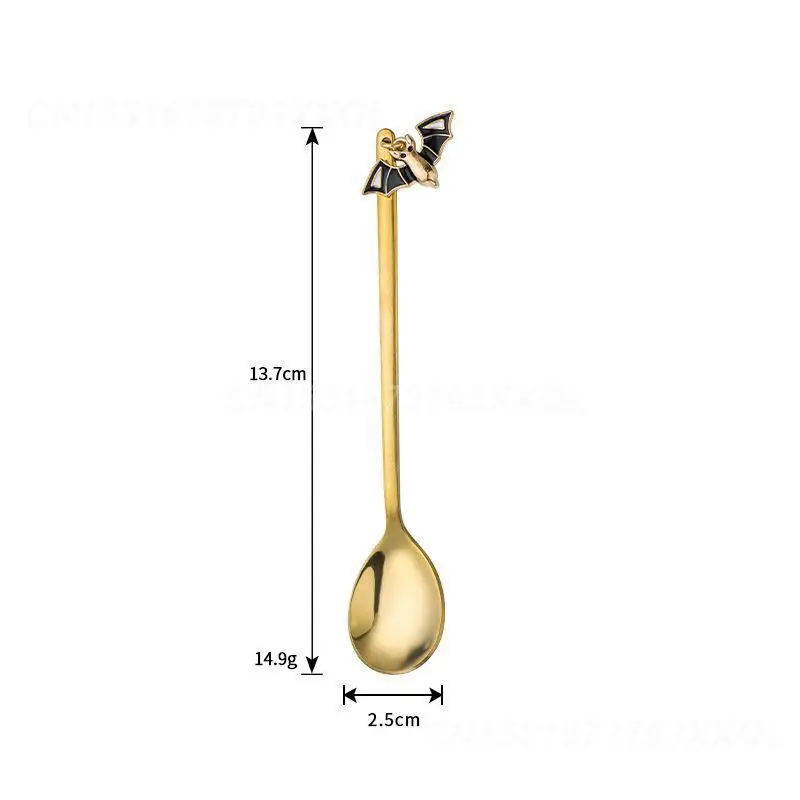 2/3/4PCS Stainless Steel Spoon Fun Creative Decorative Trend Charming Demand Unique Party Decoration Cartoon Spoon