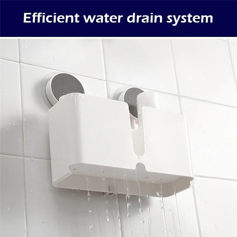 

【Косберегающая】Электрическая зубная щетка, настенная щетка для бритвы с кремом для бритья и держателем зубной пасты, включая дренажный лоток для комплекта