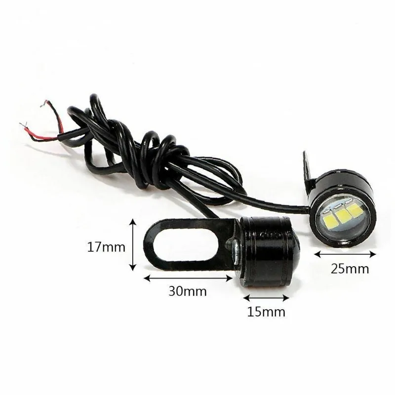 Fog Lights, Headlights, Daytime Running Burst Flash, Super Bright Driving Lights, Eagle Eye LED Reverse Signa for Motorcycle