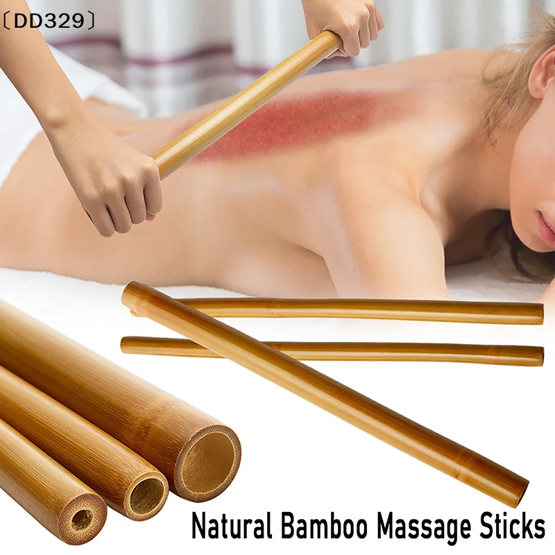 

1Pcs Natural Bamboo Massage Wood Therapy Gua Sha Massage for Body Gouache Scraping Tool Back Pain Relief 〔DD329〕