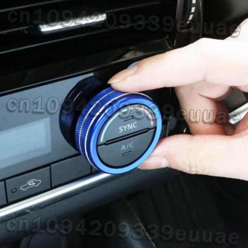 Suitable for Nissan 2022 e-POWER Autech auto center console automatic air conditioning temperature wind sound size switch knob D