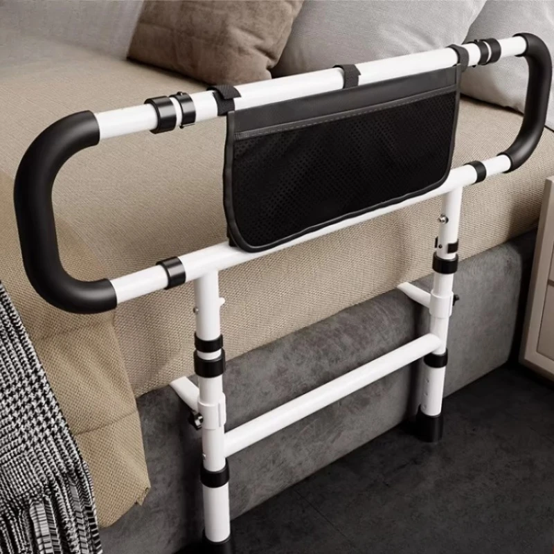 No Drill Bedside Assist Handle, Elderly Safety Bed Rail for Standing Up, Anti-Fall Support Bar & Bedroom Mobility Aid