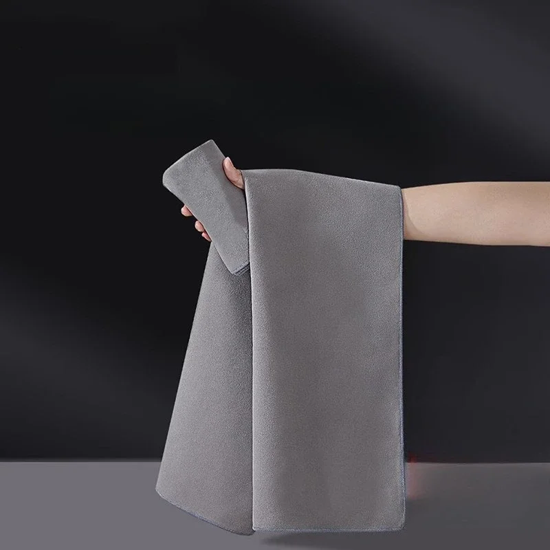 Double Sided Thickened Strong Water Absorbing Car Screen Suede Does Not Shed Hair, Car Wiping Towel