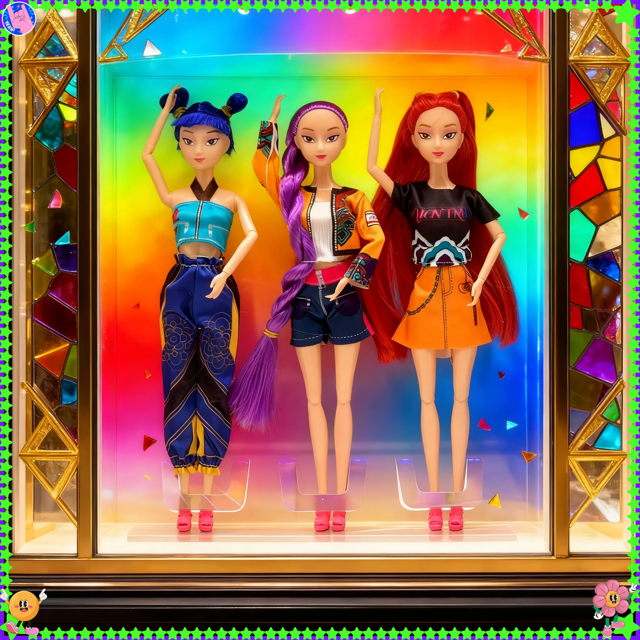 

Kpop Demon Hunters Toy 30cm Dolls, Rumi Mira Zoey Toy Action Figure, Beautiful Princess, Girl Dolls, DIY Plastic Toy for Girls