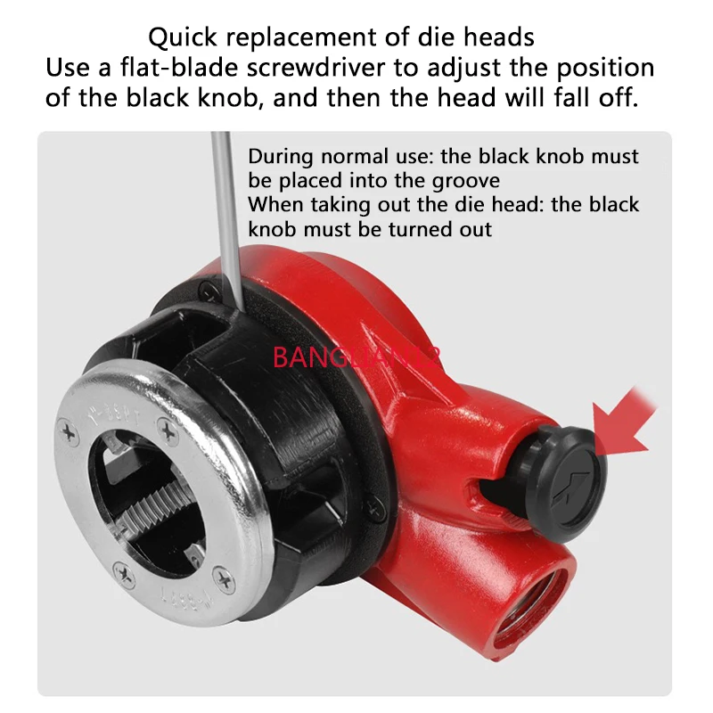 

Convenient Handheld 30 Type Electric Threading Machine Hinge Hinge Thread