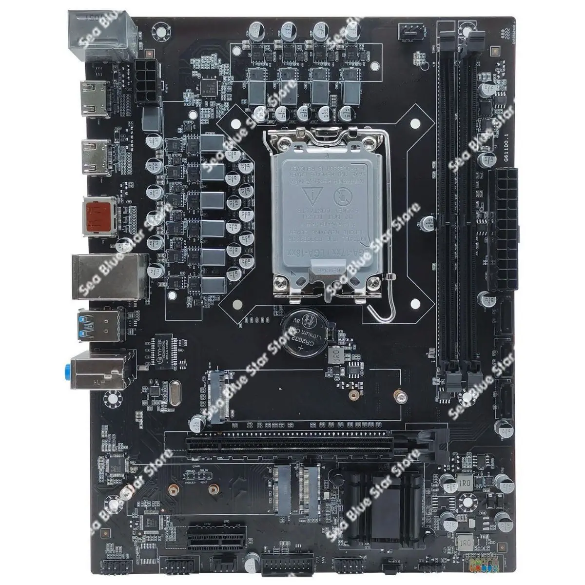 The New H610 Computer Motherboard Desktop DDR4 Memory Dual-channel LAG 1700 Pin Supports 12th Gen CPUs