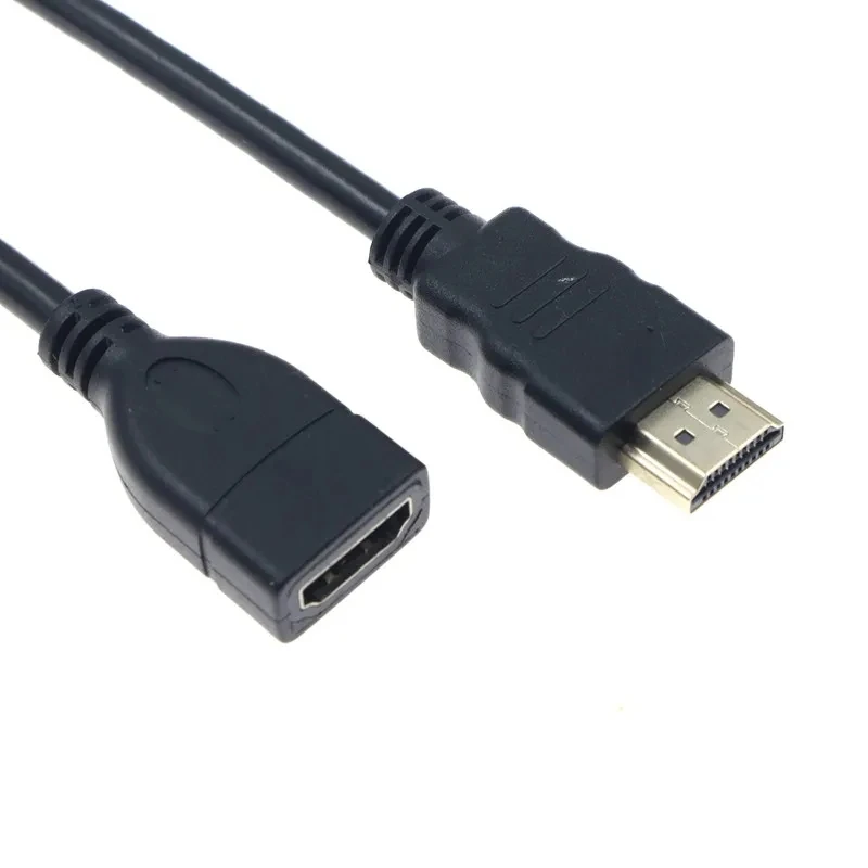 Nowy adapter HDMI męski na żeński Mini Micro D typu 90 stopni kątowy męski na HDTV AF przedłużacz do wideo HD