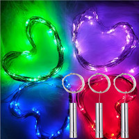 Cork Copper Wire Starry Fairy Lights 3M 30 LED Wine Bottles String Lights AA Battery Operated Christmas Lamp For Home Decoration