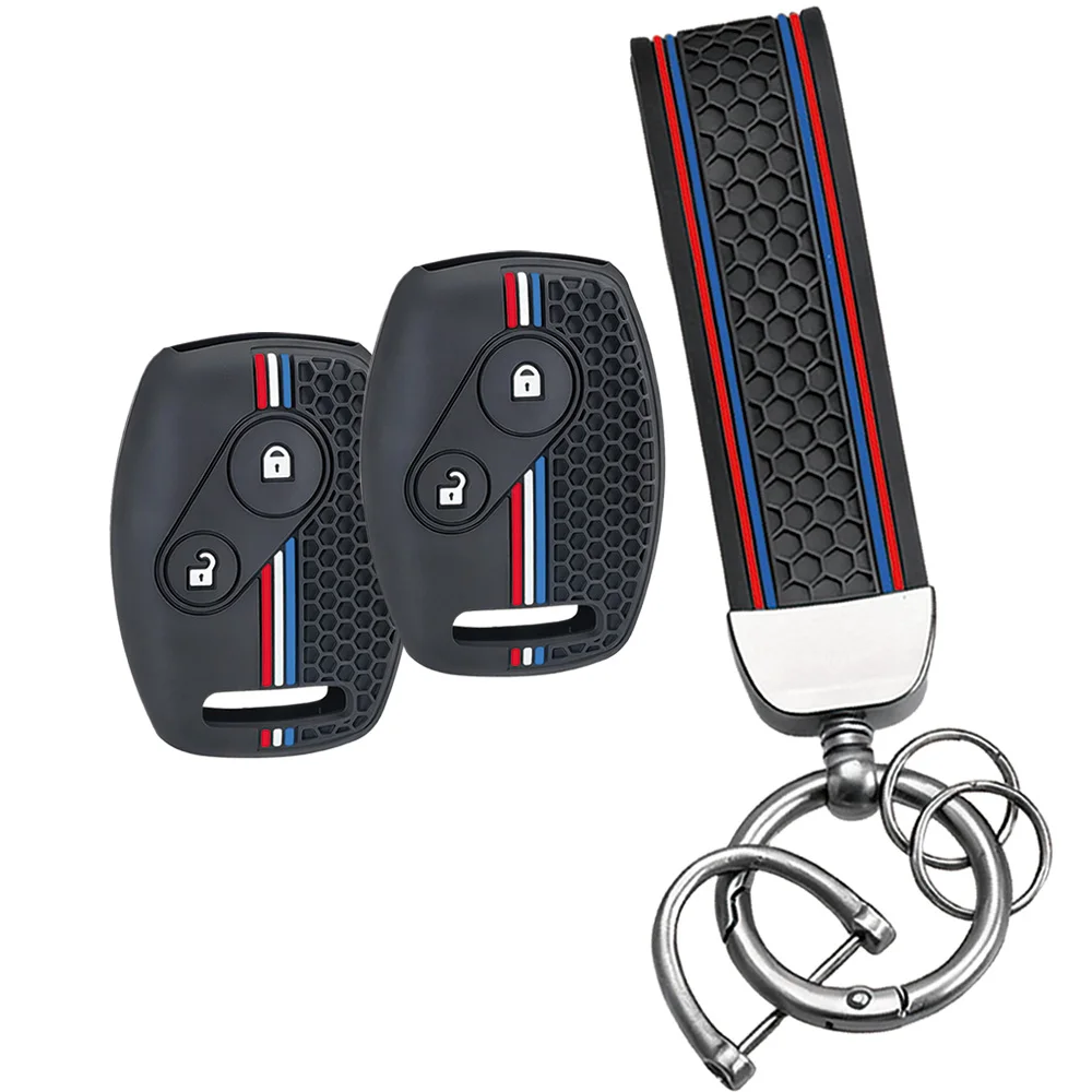 For Honda Accord Civic FR-V Jazz CR-V Stream Acura CSX Flexible Remote Fob Case With Wrist Strap And Shockproof Remote Protector