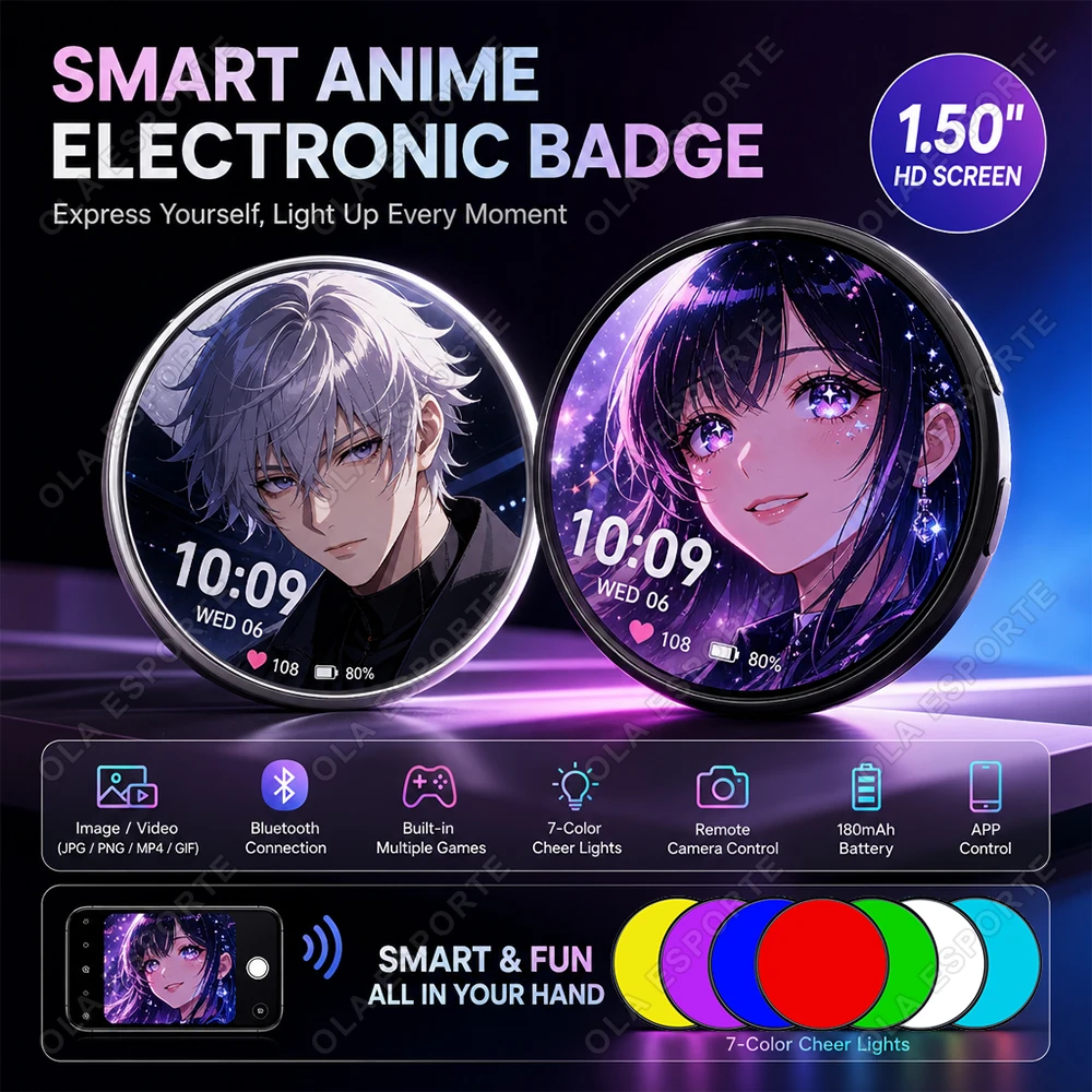 Dynamic Electronic Badge Display Pin 1.5
