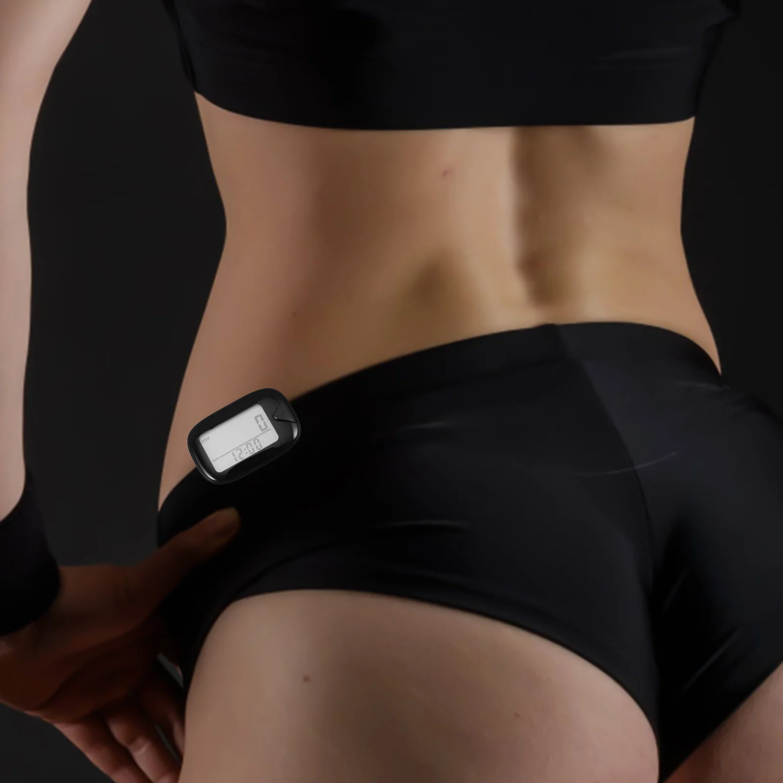 1Set Schrittzähler Digitaler Laufschrittzähler Leichter Clip Großes Display für Fitness Walking Jogging Sportzubehör