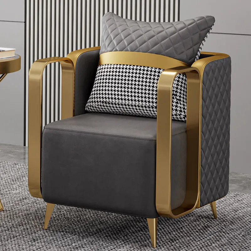 Luxury Floor Furniture Living Room Single Sofa Dining Chair Victoria Relax Armchair Voven Upholstered Replacement Chairs Booster