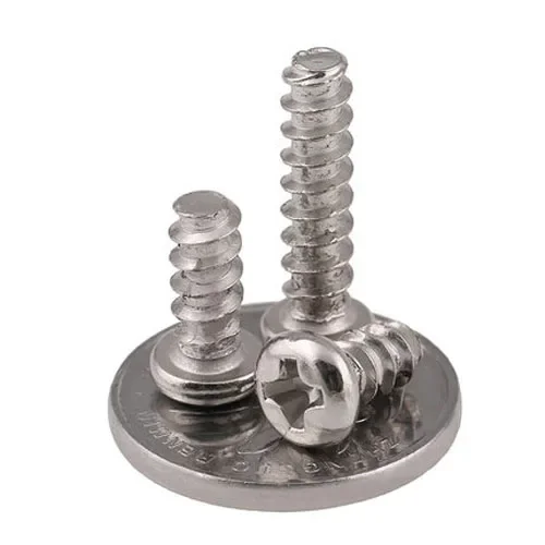 

Best1 50 шт. M1.8 Винт с крестообразным шлицем Круглая головка Саморез с плоским хвостом Саморезы с круглой головкой Крестообразные саморезы Никелирование 4-10 мм