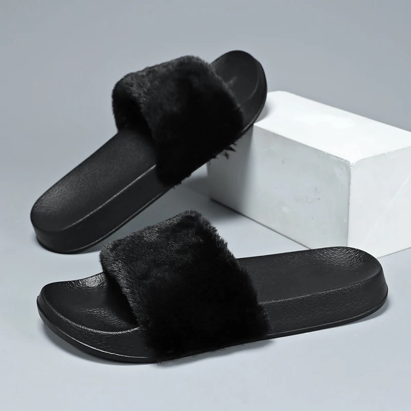 MAEDEF Comfortable Slippers for Men Winter Warm Non-Slip House Shoes Indoor Outdoor Anti-Skid with Plush Fuzzy Lining Slippers - Image 4