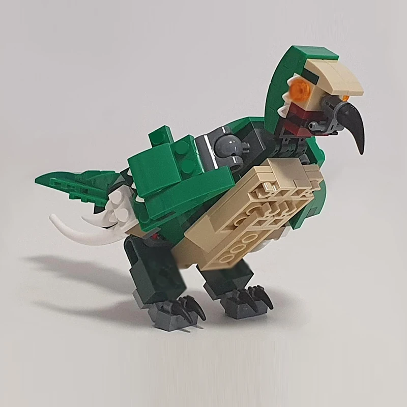 Kreatury Seria Zwierzęca Model MOC Klocki Konstrukcyjne Ptak z Ostrożnym Dziobem Technologia Modularna Prezenty Świąteczne Zestaw do Składania Zabawki dla Dzieci