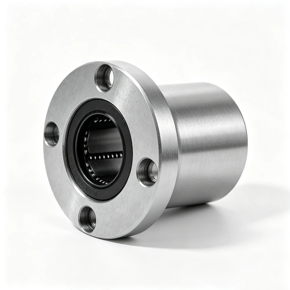LMF16UU Round Flange Linear Ball Bearing 16mm Bore LMF16UU Linear Bushing High Precision Smooth Motion for CNC Router 3D Printer