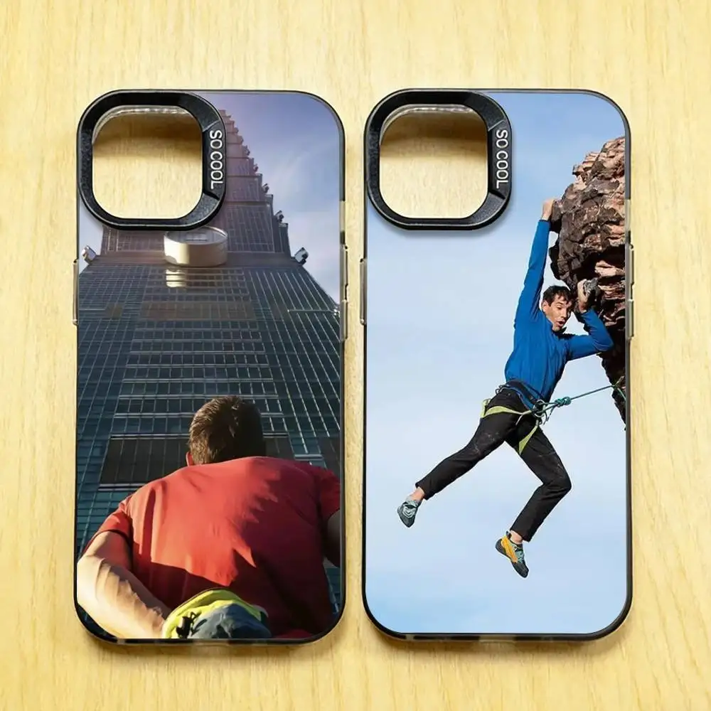 

Alex Honold Free Solo Phone Case for iPhone 17 16 15 Max Mini 14 13 Pro Plus 12 11 X XS Air IMD Cover