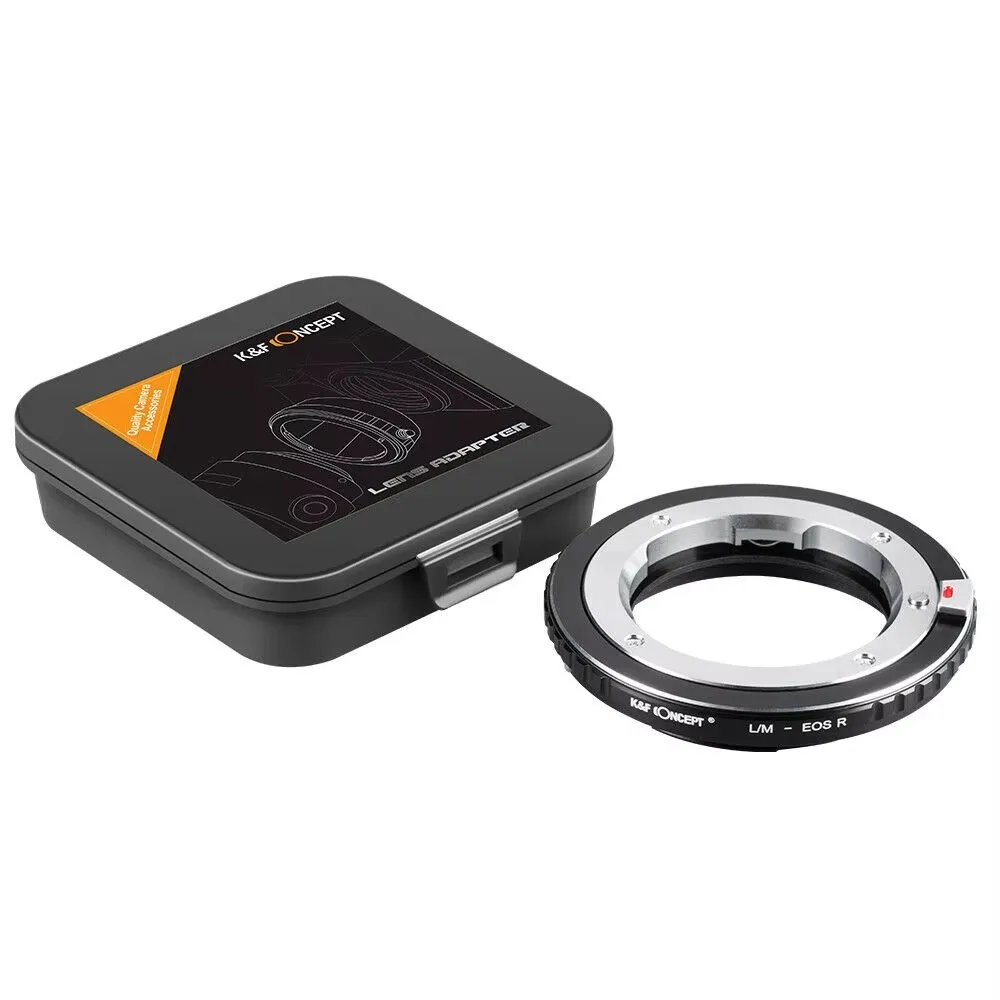 K&F Concept L/M-EOS R Adapter for Leica M Mount Lens to Canon EOS R Mount RF RP R1 R3 R5 R6 MARK2 R7 R8 R10 R50 Lens Adapter