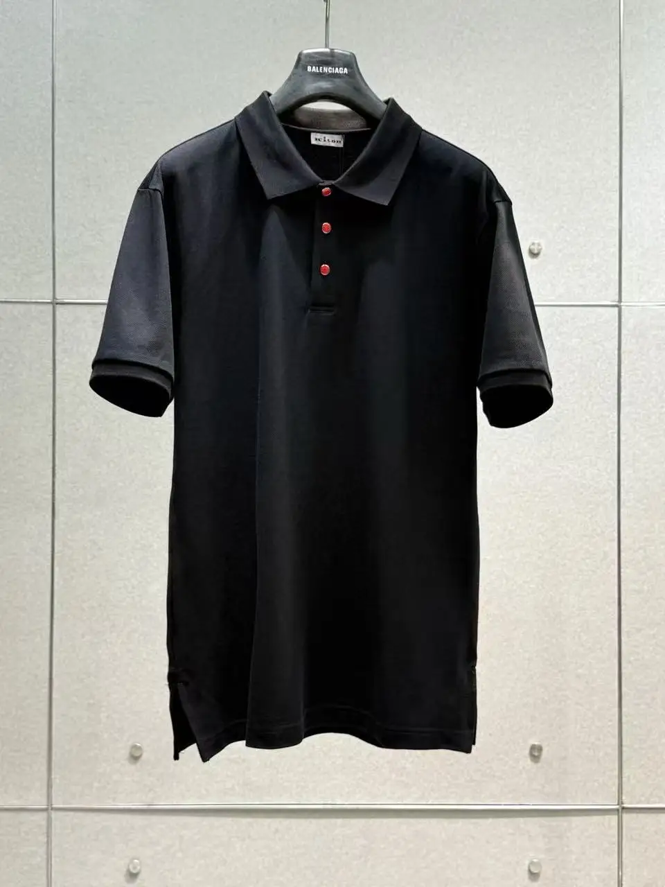 

Kiton Мужская летняя деловая повседневная одежда с отложным воротником ort Sve Georgette Cotton Classic Preppy Sle Faionable