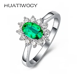 Fashion Ring for Women 925 Silver Jewelry with Zircon Gemstone Finger Rings Accessories Wedding Party Promise Gifts Wholesale