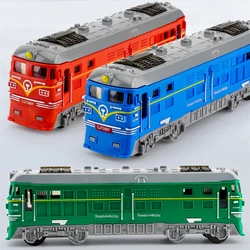 Model Train Inertia Car Toy, Kids Toys Rail Diecast Vehicle Toy Models, Educational Simulation Scale Traffic Cars, Children Gift