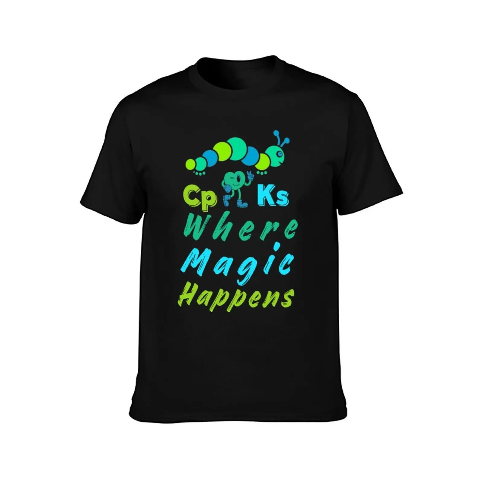 Copy of camp kesem where magic happens T-Shirt Summer Casual Cotton Tee Oversized Streetwear Tops Vintage Graphic Print