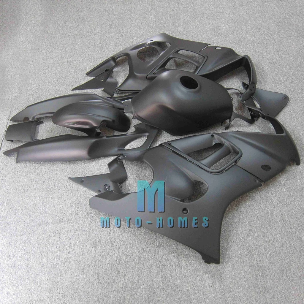 

Бесплатный индивидуальный полный комплект обтекателей для CBR600 97 98 1997 1998 CBR600F3, черный АБС-пластик, ремонтный велосипед, матовый черный