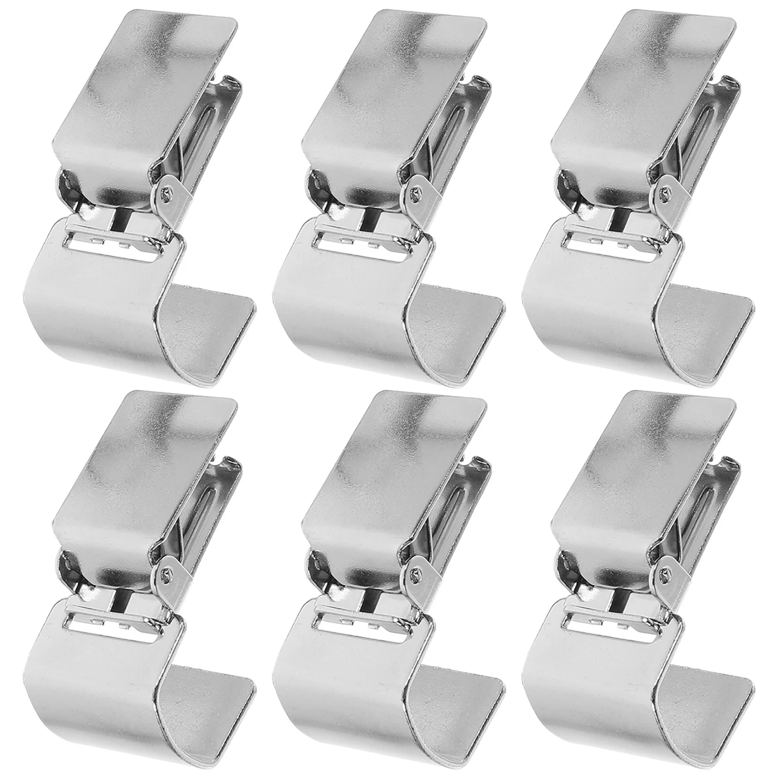 

6Pcs Stainless Steel Rug Clips Heavy Duty Carpet Holders Blanket Clamps for Hanging Curtains Tapestry Display Tapestry Grippers
