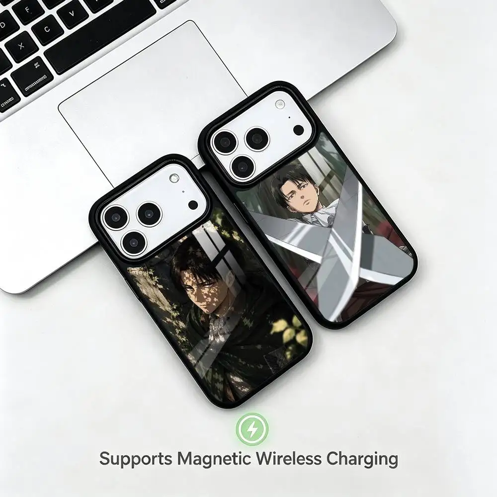 capa-de-telefone-attack-on-titan-levi-ackerman-para-iphone-17-16-15-14-13-12-11-plus-pro-permite-carregamento-magnetico-sem-fio