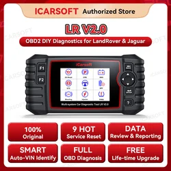 iCarsoft LR V2.0 FOR LANDROVER JAGUAR OBD2 Diagnostics Tool Lifelong-Free-Update TPMS/ABS/DPF/EPB/Oil Reset+Live Data Printing