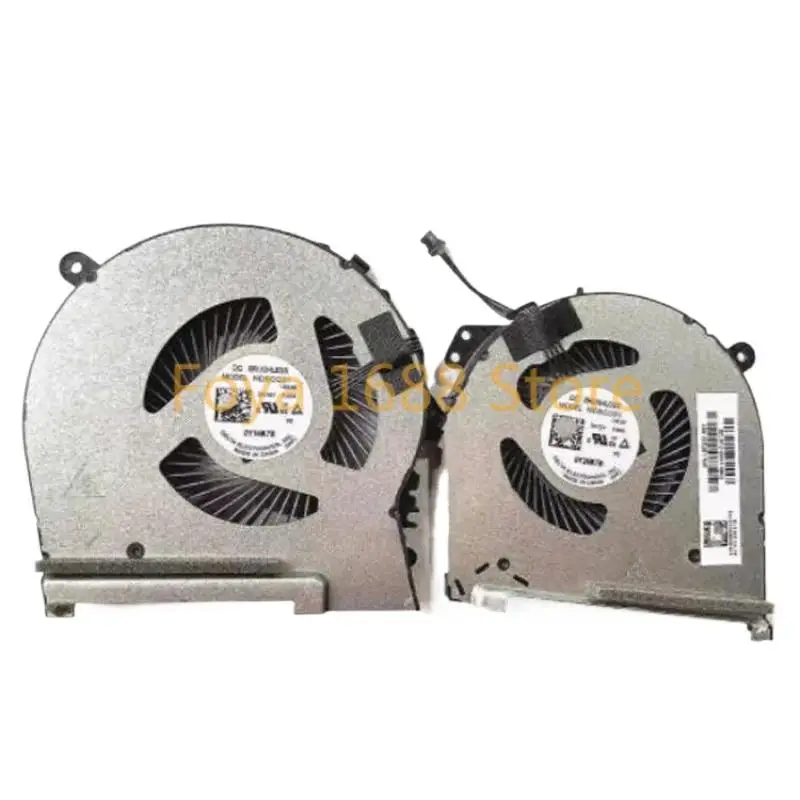 

Новый охлаждающий вентилятор для HP OMEN5 Air 15-DH TPN-C143 L64445 L57330-001 Вентилятор ~