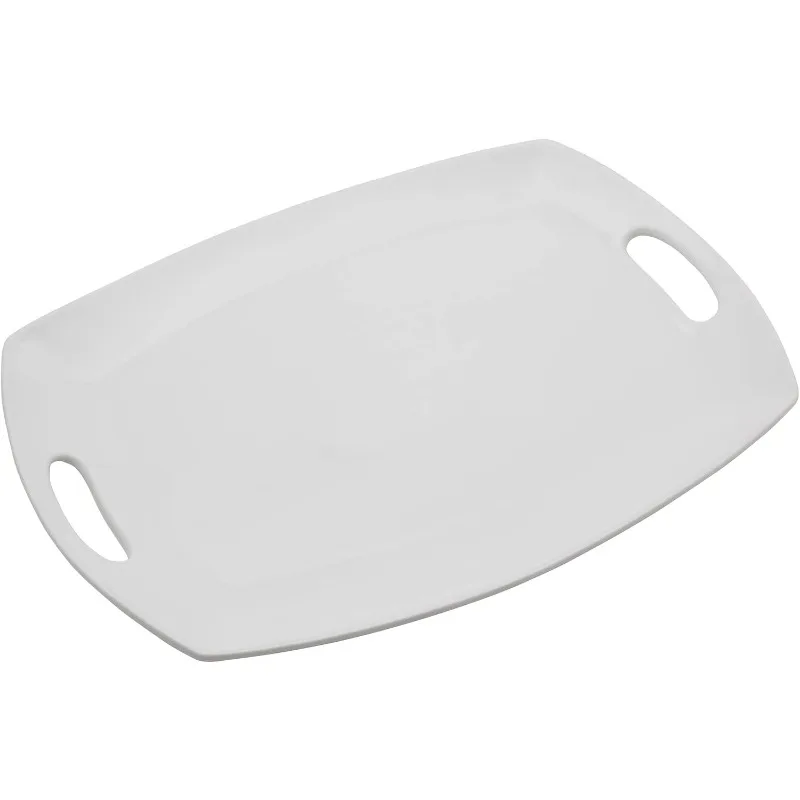 

Everyday White Handled Serving Platter, 17-Inch