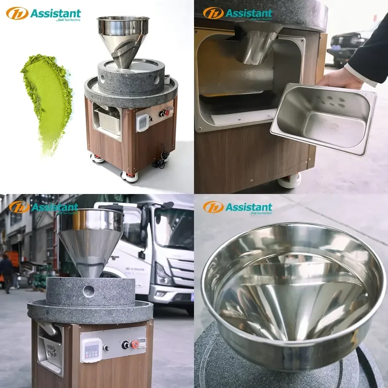 Brand For DL-6CYMJ-50 New Upgrade Electric Stone Mill Grinder with 1.5kW Motor for Automatic Matcha and Leaf Processing