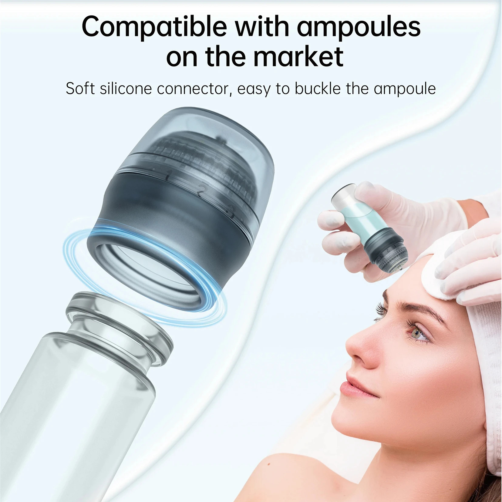 HN30 Needle Cartridge 3 Level Adjustable Lliquid Output For Hydra Needle 30 Microneedle Pen Hair Growth Skin Care Facial