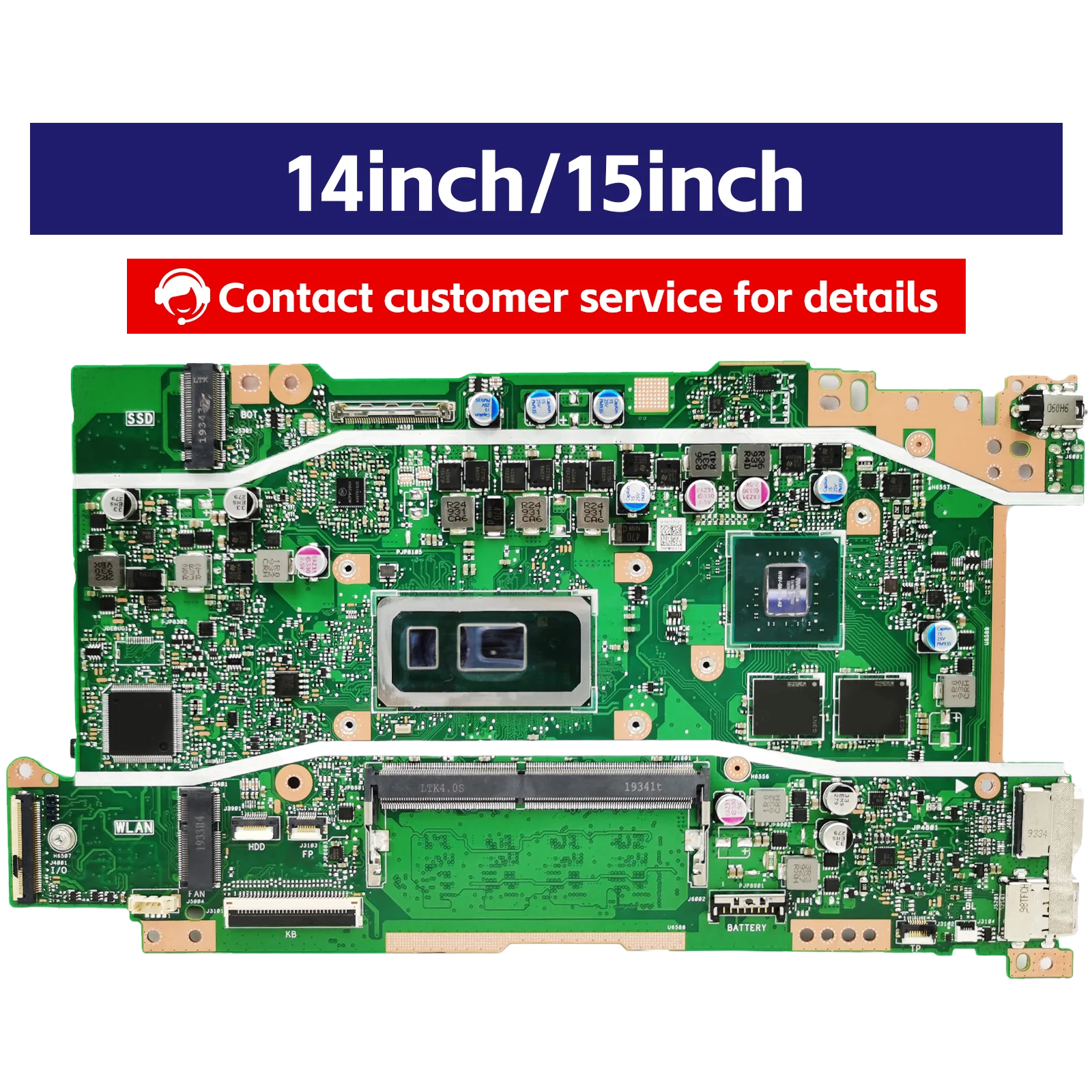 X509FB Laptop Motherboard For ASUS X409FB X409FA X509FA F409F F509F A509F X409FJ X409FL X509FL X509FJ Mainboard W/ I3 I5 I7 CPU