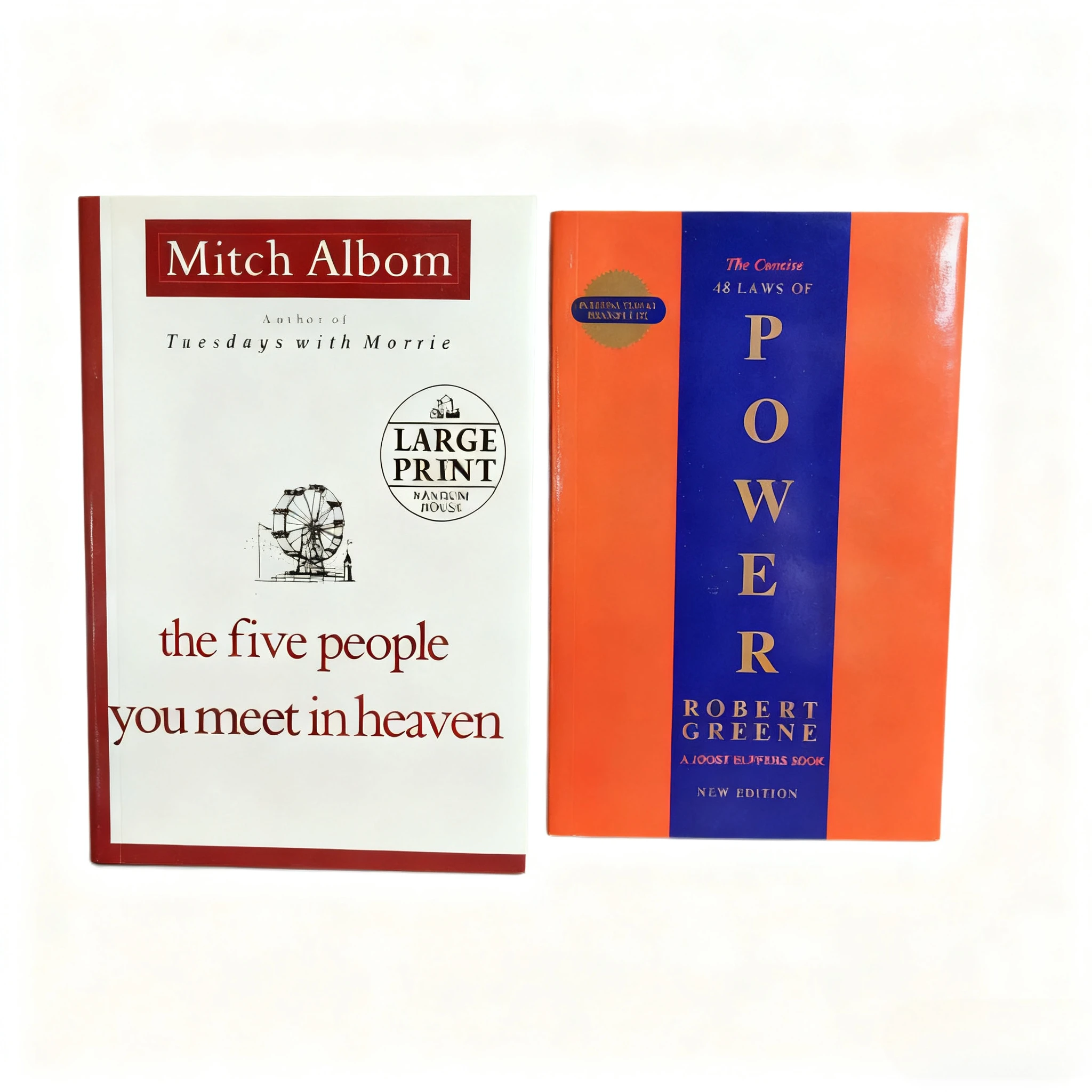 《قانون القوة الموجزة 48》+ 《الخمسة أشخاص الذين يلتقيون في الجنيم》لعبة القانون الأساسي للطاقة معنى الحياة المغفرة