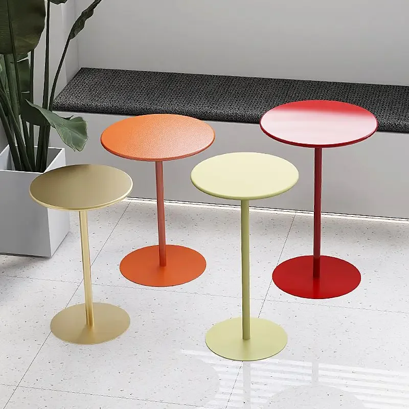 Small Nordic Table Balcony Coffee Tables Creative Leisure Coffee Table Milk Tea Shop Dining Tables Small Round Table Furniture