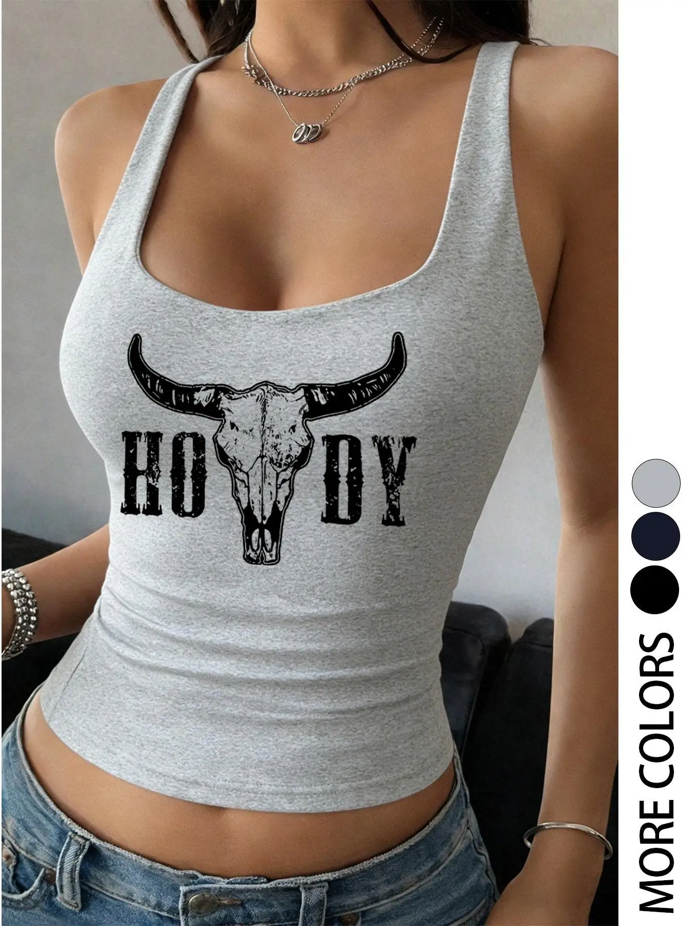 3-Pack Sexy Slim-Fit Crop Tops, Soft & Comfortable Fabric, Ideal for Daily Wear, Shopping, Sleepwear, Summer Fashion, Bull Poste