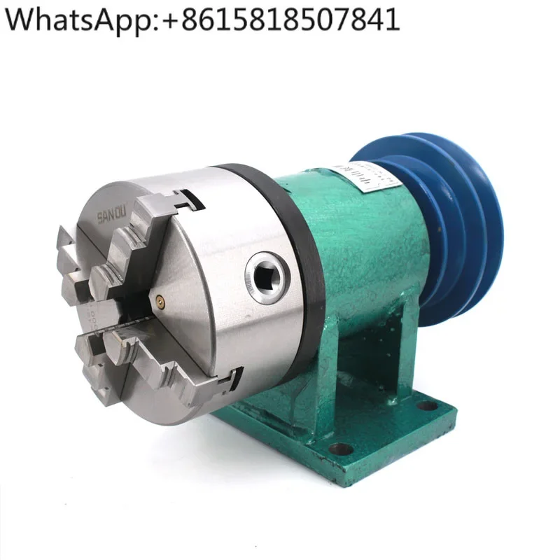 Self-made lathe spindle woodworking DIY metal assembly bead machine three-jaw four-jaw chuck transformation set automation