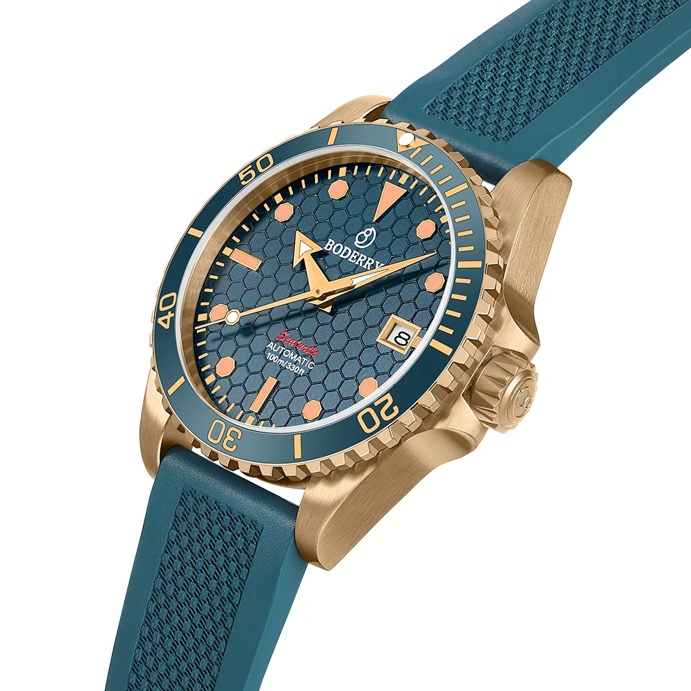 BODERRY Reloj De Buceo Automático Para Hombre, Movimiento