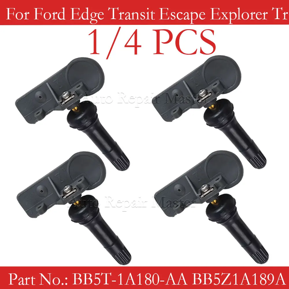 1/4Pcs BB5T-1A180-AA BB5T1A150AA TPMS Sensor For 2012-2017 Ford Escape Explorer Lincoln Navigator Tyre Pressure Sensor 433MHZ