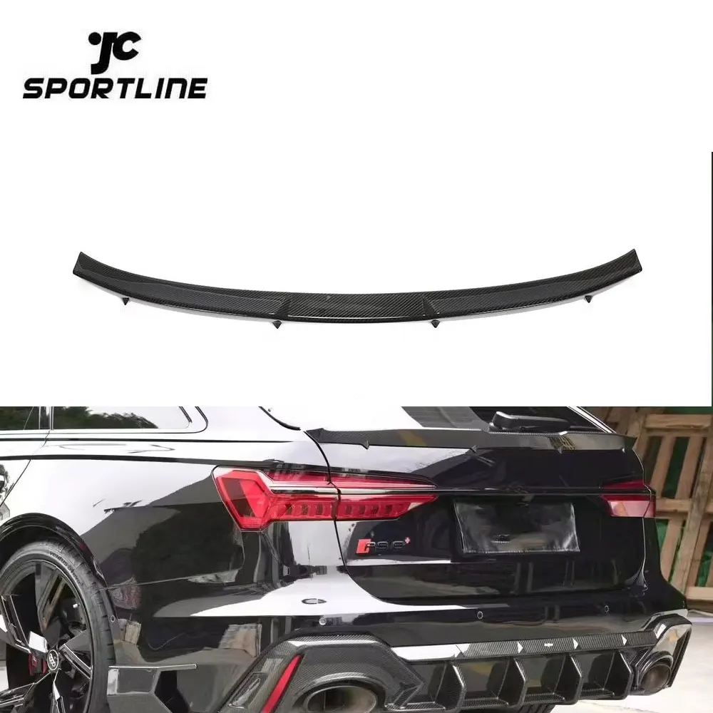 

Dry Carbon Fiber RS6 Window Middle Spoiler For Audi RS6 Avant Base Wagon 4-Door 2019- 2022