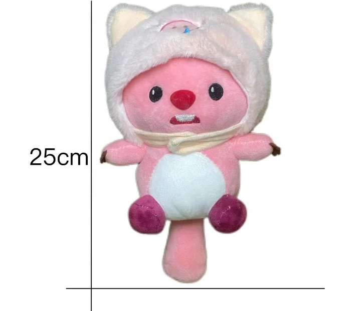 25cm Super Cute Beaver Plush Toy Doll Pig Head Beaver Send Girl DIY Bouquet Dress Kawaii Plush Toy Ins Trendy Peripheral Sofa De